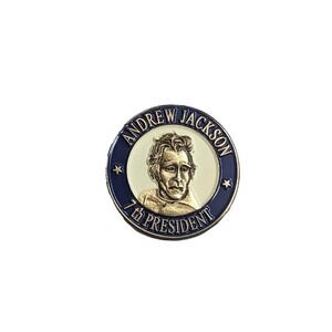 Vintage Andrew Jackson 7th US President Hat Pin Bristol Classics Tennessee Made